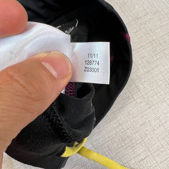 Salomon Running Tights Womens XS Extra Small Drawstring Capri Sweat Wick Stretch - Picture 9 of 11